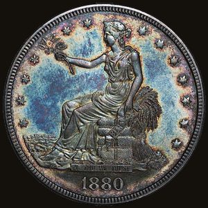 Obverse of a Trade Dollar.