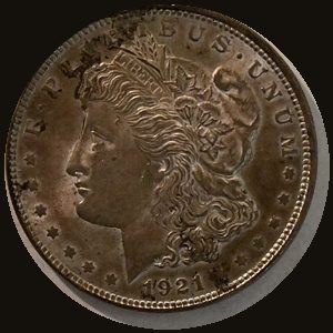 Morgan dollar, About Uncirculated (AU-50 to AU-58)