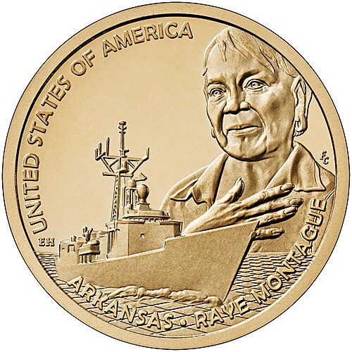 Reverse of a American Innovation Dollar.