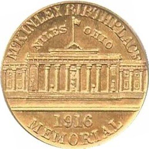 Reverse of a Classic Commemorative Gold.